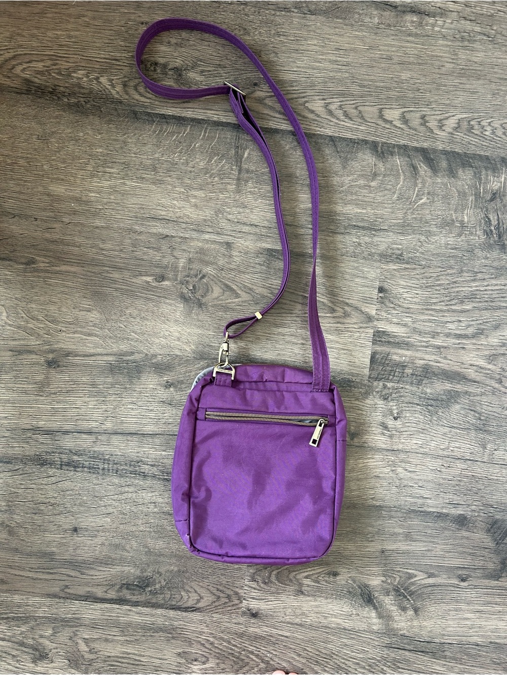 Travelon Purple Crossbody Shoulder Bag - Lightweight Everyday Purse